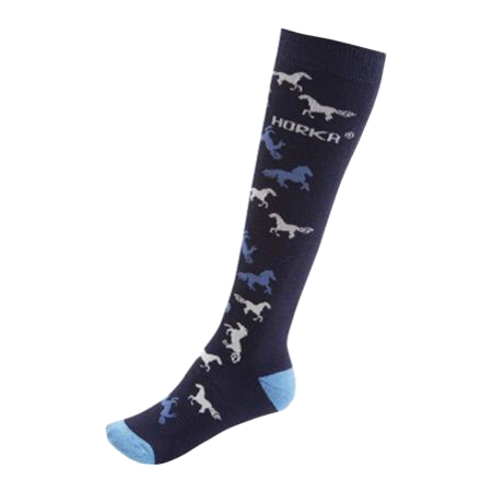 Riding Socks Horka Horses Navy