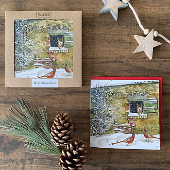 Christmas Cards Alex Clark Horse Motif Christmas Horse 8-pack