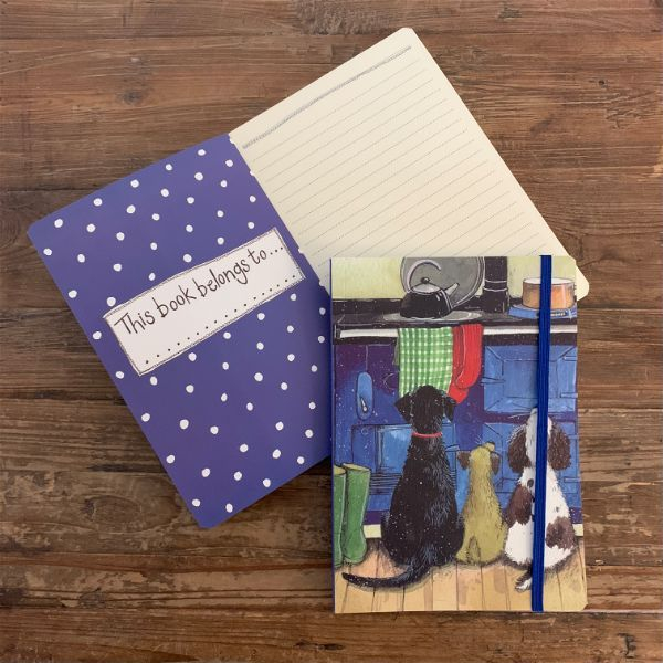 Notebook A5 Alex Clark Dog Motif Hot Dog