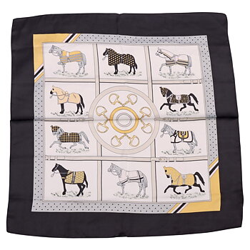 Scarf Harrys Horse Myrtle Black