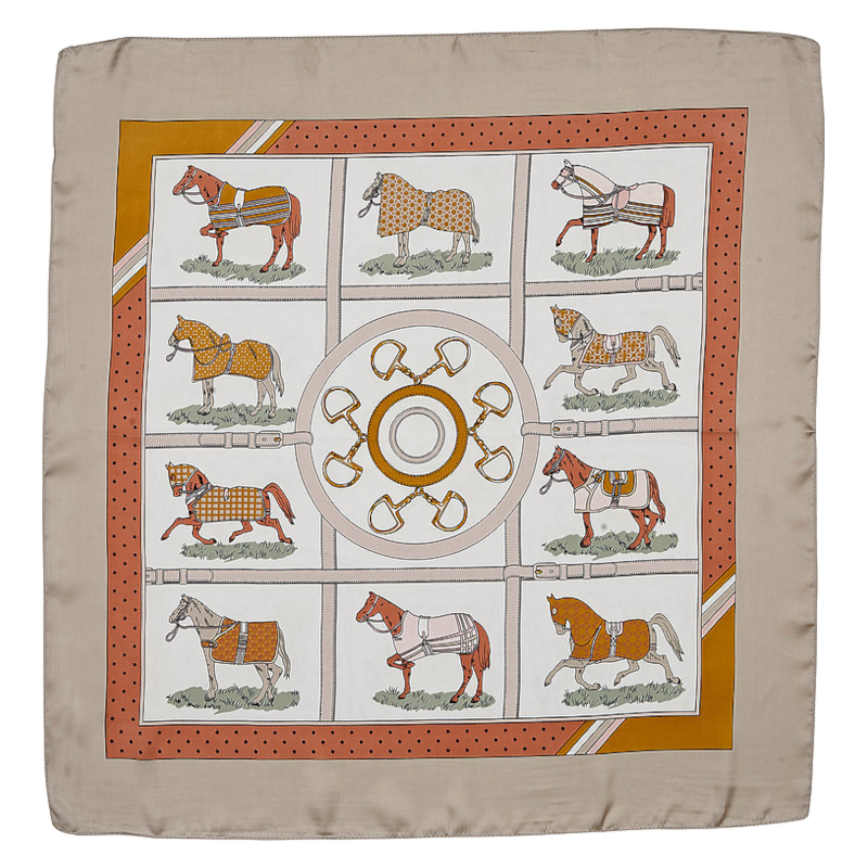Scarf Harrys Horse Myrtle Beige
