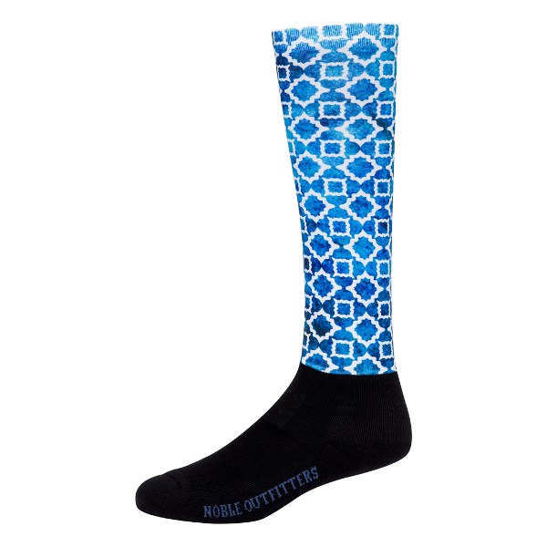 Ridstrumpor Noble Equestrian Hawaiian Blue Mosaic