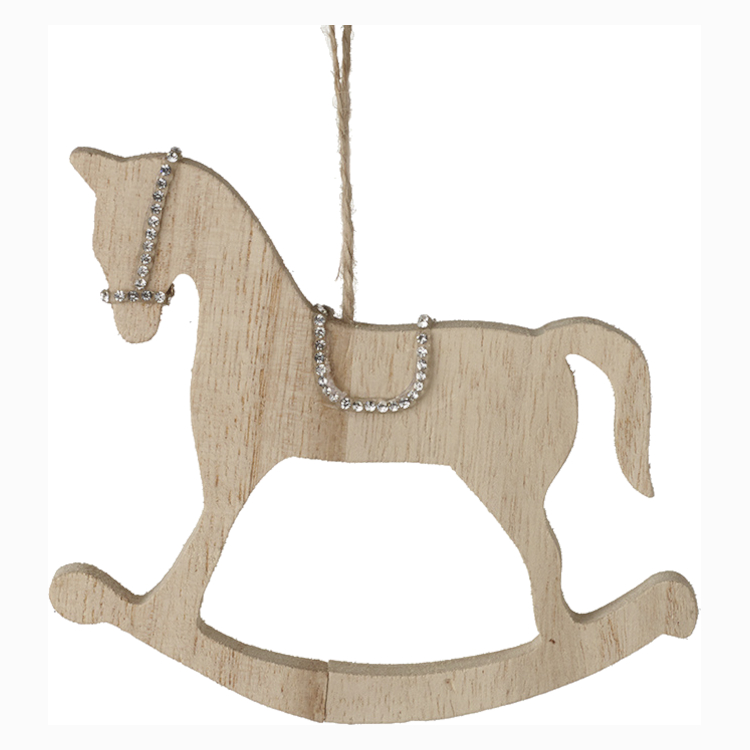 Hanging Rocking Horse Glitter