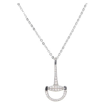 Necklace AWST Intl D-bit Sterling Silver