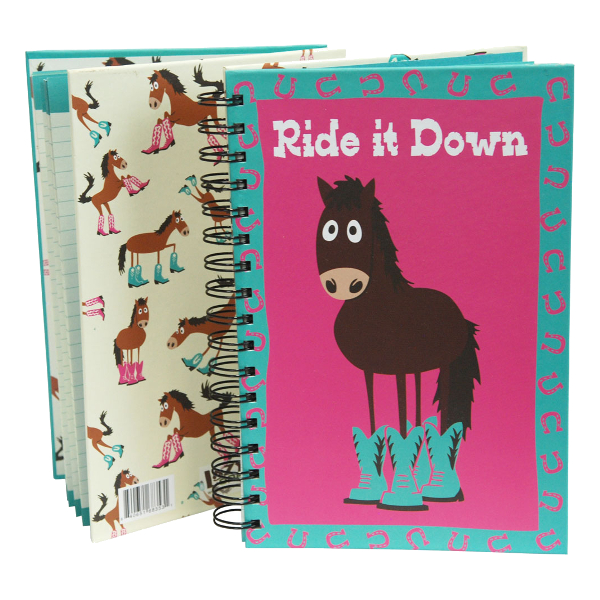 Notebook Lazy One Horse Motif Ride It Down