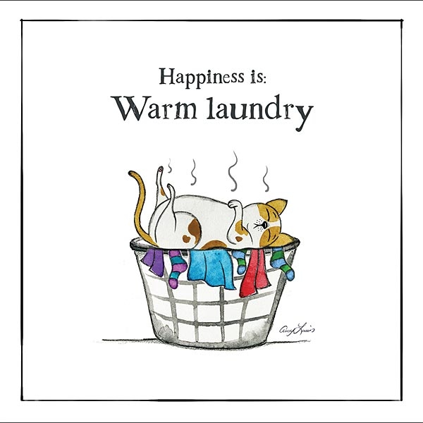 Kort Otter House Hundmotiv Warm Laundry