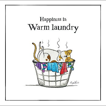 Kort Otter House Hundmotiv Warm Laundry