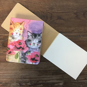 Sticky Notes Alex Clark Cats And Poppies