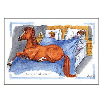 Kort Otter House Hästmotiv Alisons Animals You Spoil That Horse