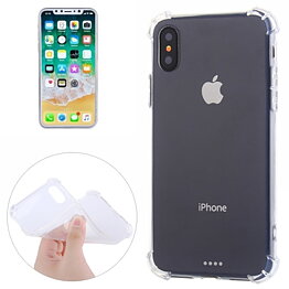 iPhone X Skal - Transparent silikonskal