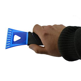 Isskrapa med gummihandtag