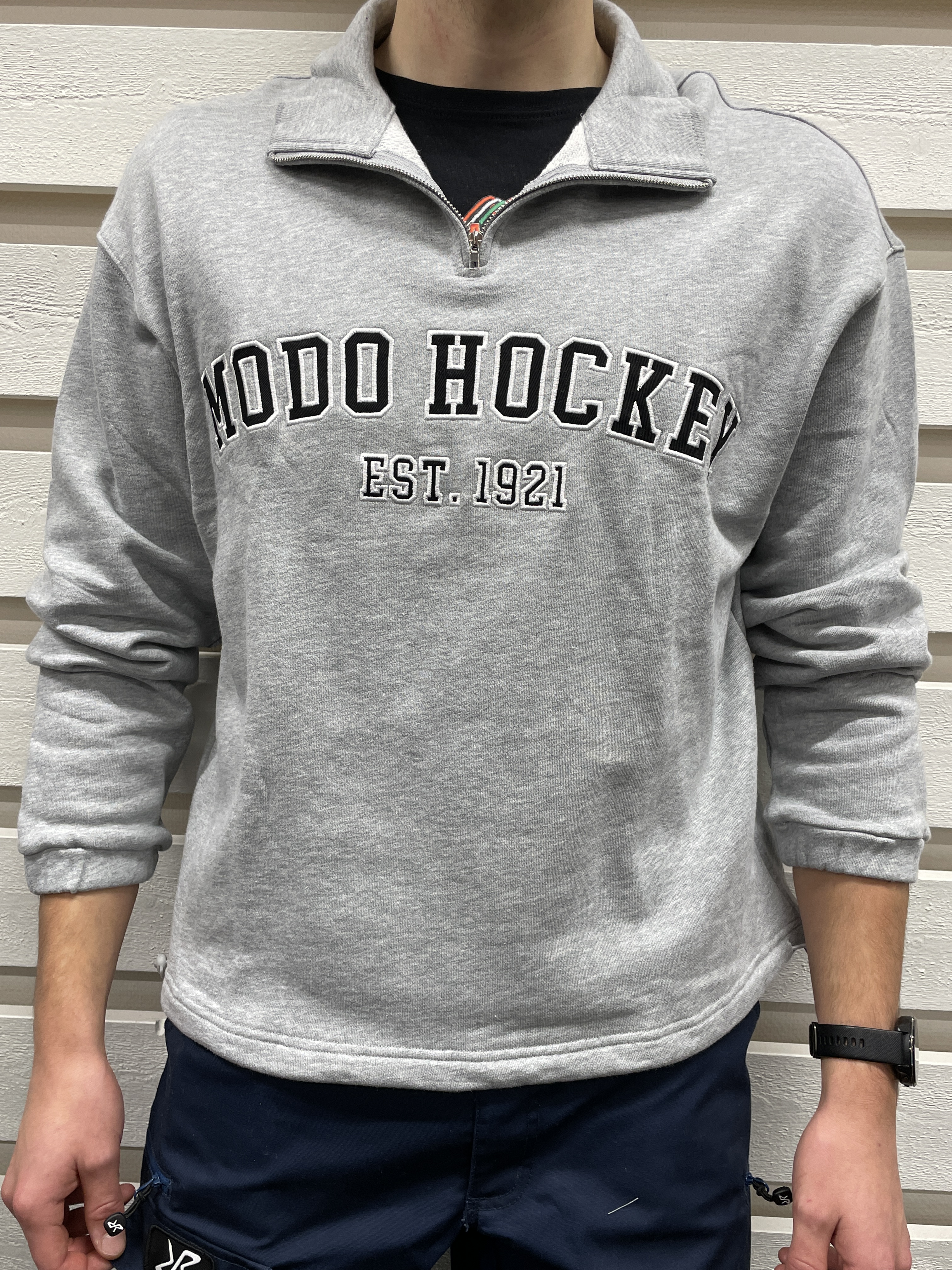 1921 Half Zip Sweatshirt Grey - 2