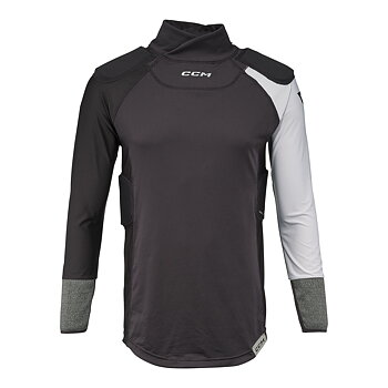 CCM Tacks Pro Base Layer Neck Guard Shirt - Sr