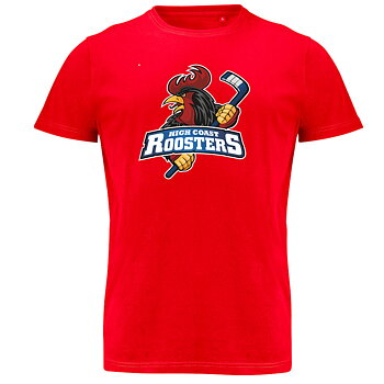 T-shirt Röd (High Coast Roosters)