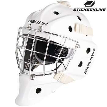 S24 Bauer 930 Goalie Mask White - Jr