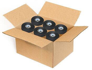 Comp-O-Stik Smal svart tyg tape, (60st box)