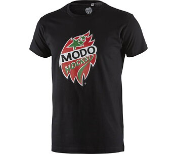 T-shirt klubbmärke svart (Junior)