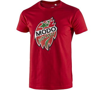 T-shirt klubbmärke röd (Junior)