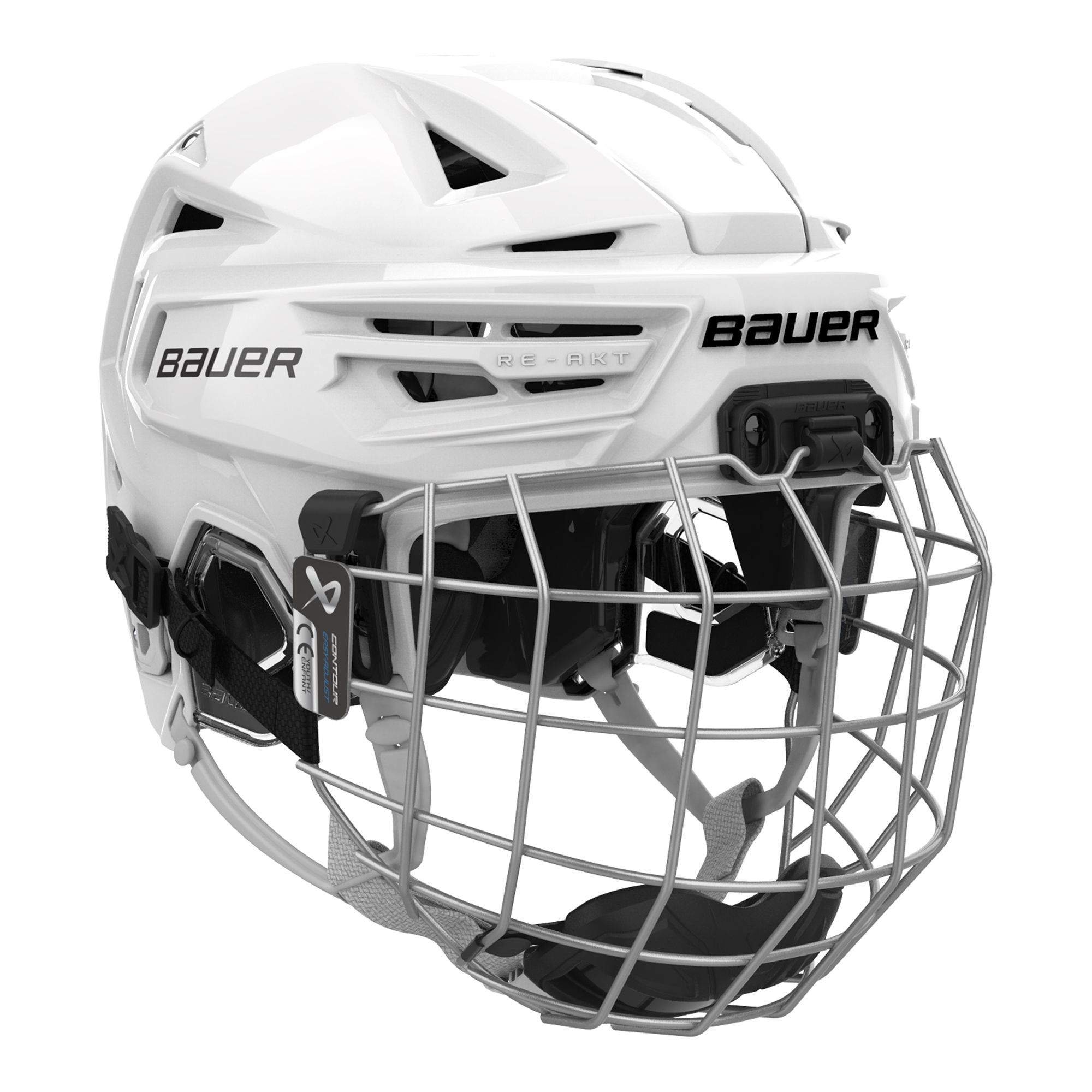 S26 Bauer Re-Akt 155 Hjälm Combo - Yth - 7