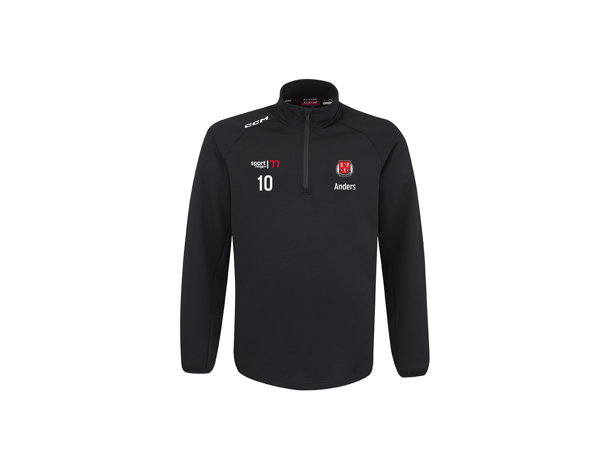 S22 CCM Jogging 1/4 Zip Tröja Senior (Svedjeholmen IF)