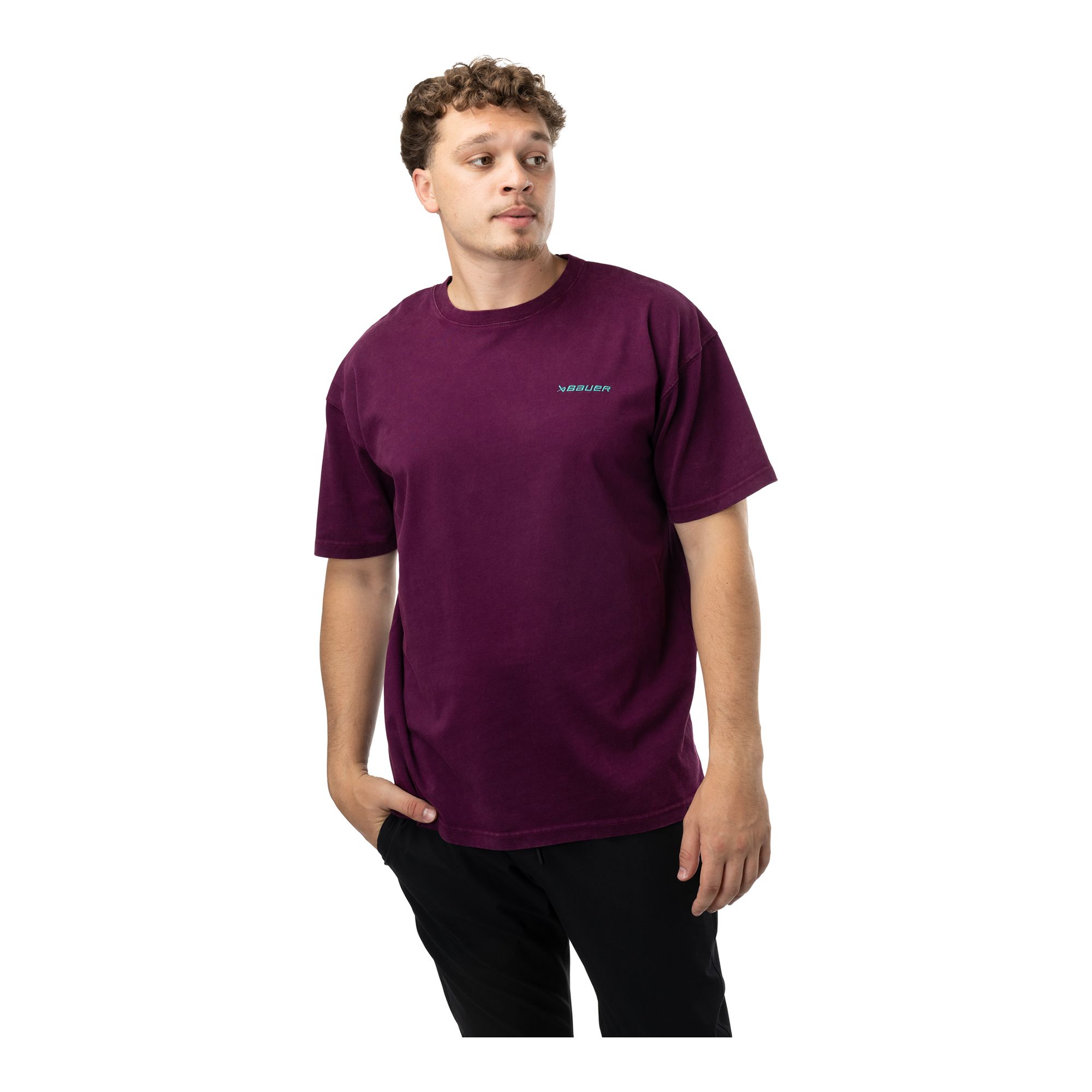 Bauer T-Shirt Acidwash Lila - Sr