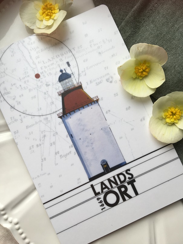SMÖRGÅSBRICKA - LANDSORT - 2