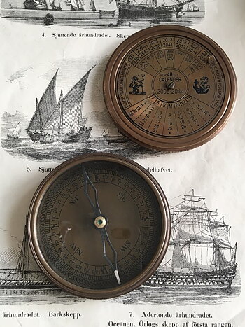 KOMPASS MED KALENDER 