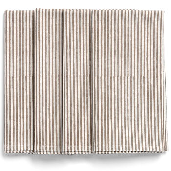 TYGSERVETT STRIPE LIGHT BROWN
