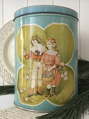 ANTIK KARAMELLBURK FRÅN PÅELS