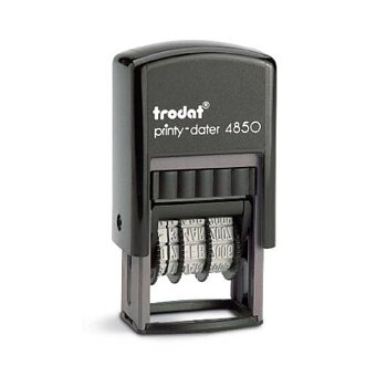 Trodat Printy-dater 4850  Leimasinlaatankoko: 25mm x 5mm 