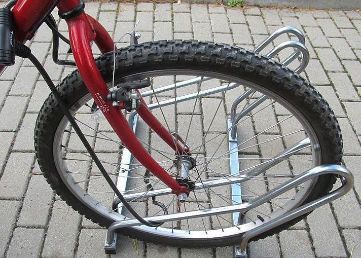 Rustfrit stål cykelstativ 20 Danske Naturlegepladser