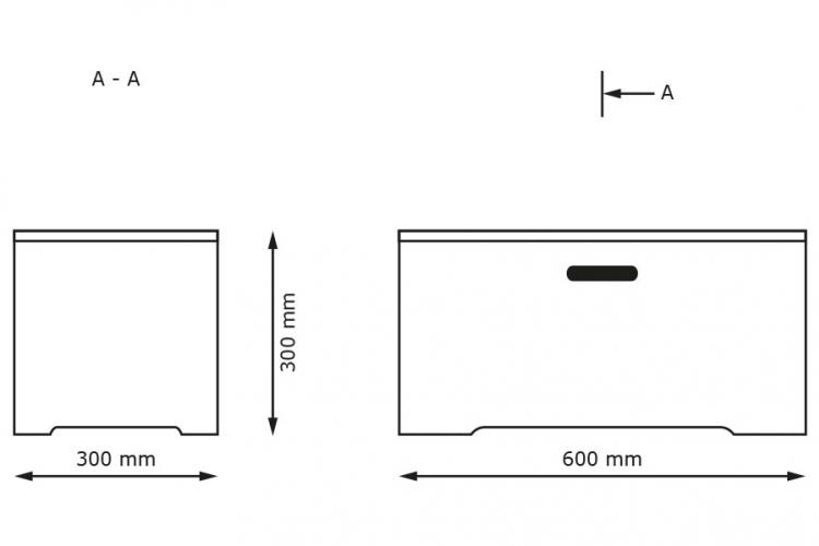 Rektangel med laminat - 3