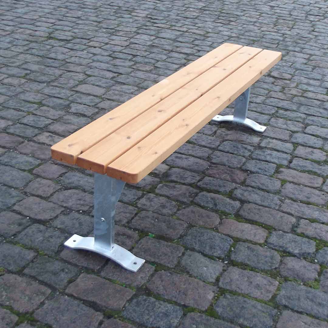 Bänk utan rygg