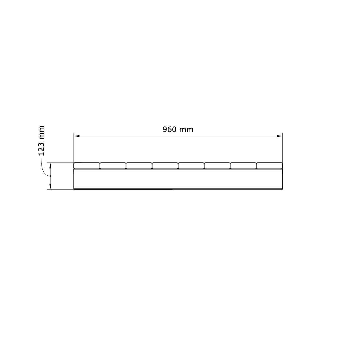 Platform 1x1 meter - 3
