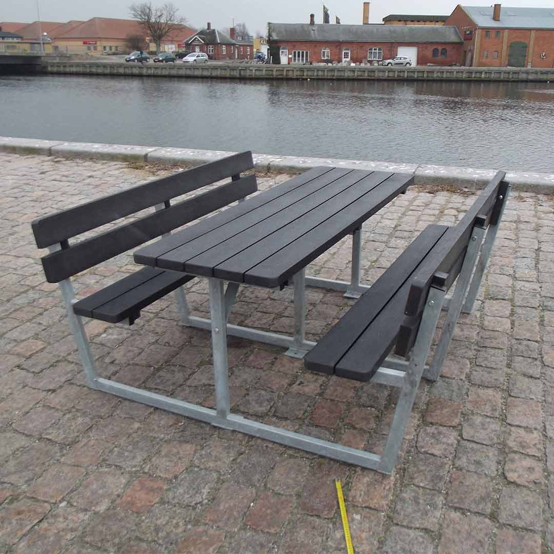 PARK bænke-sæt i Genbrugsplast