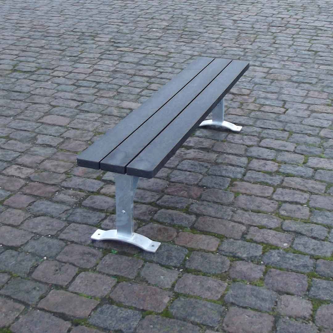 Bänk utan rygg