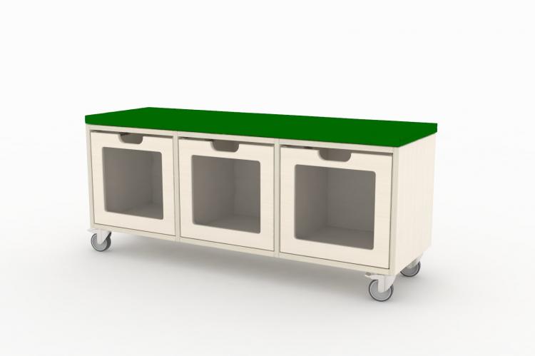 Mobil kubus bænk - 2