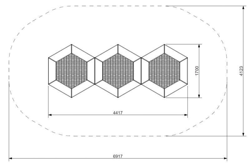 Trampolin Hexo 3A - 4