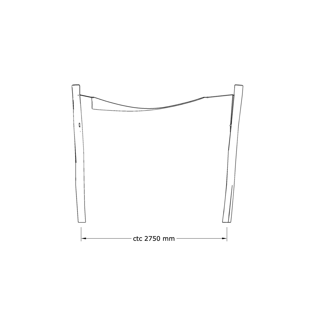 Solsegel - 3 x 3 x 4,2 m - 5