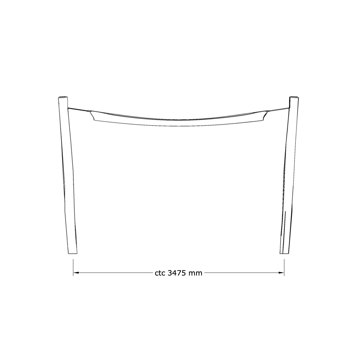 Solsegel - 3 x 4 m - 5