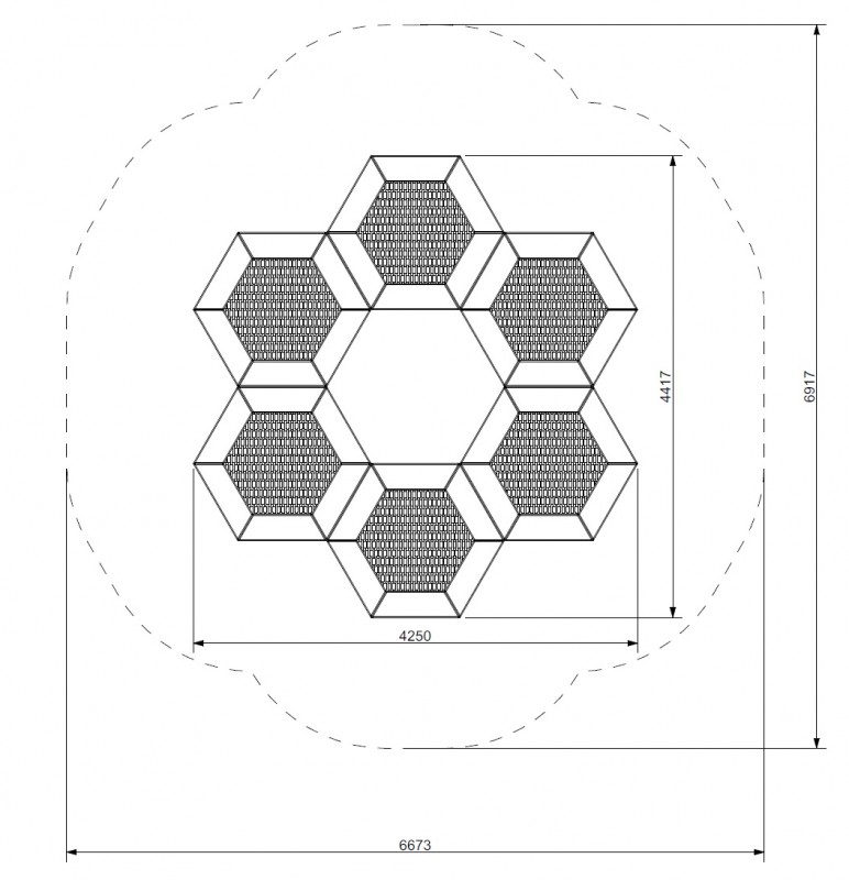 Trampoline HEXO 6A - 4