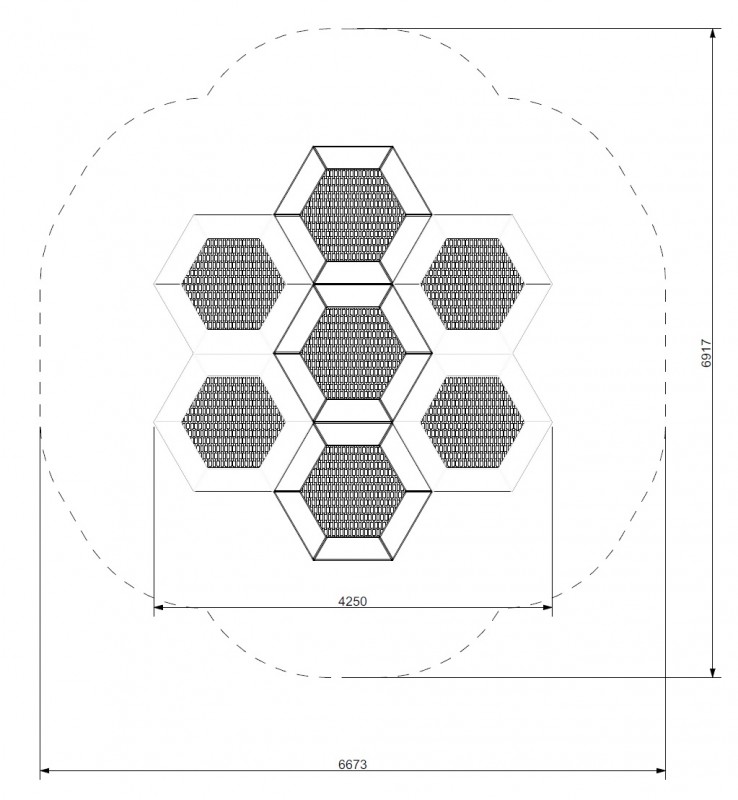 Trampolin Hexo 7A - 5