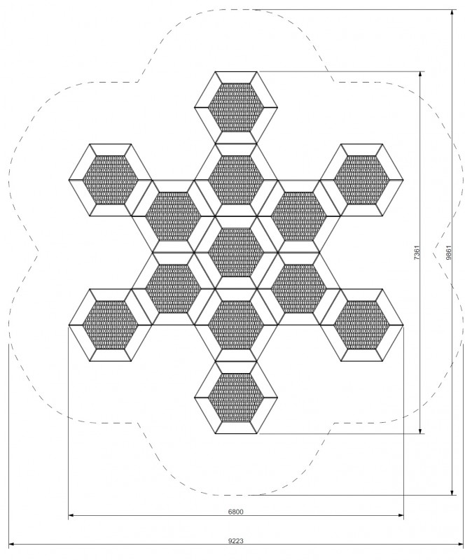 Trampolin Hexo 13 - 4