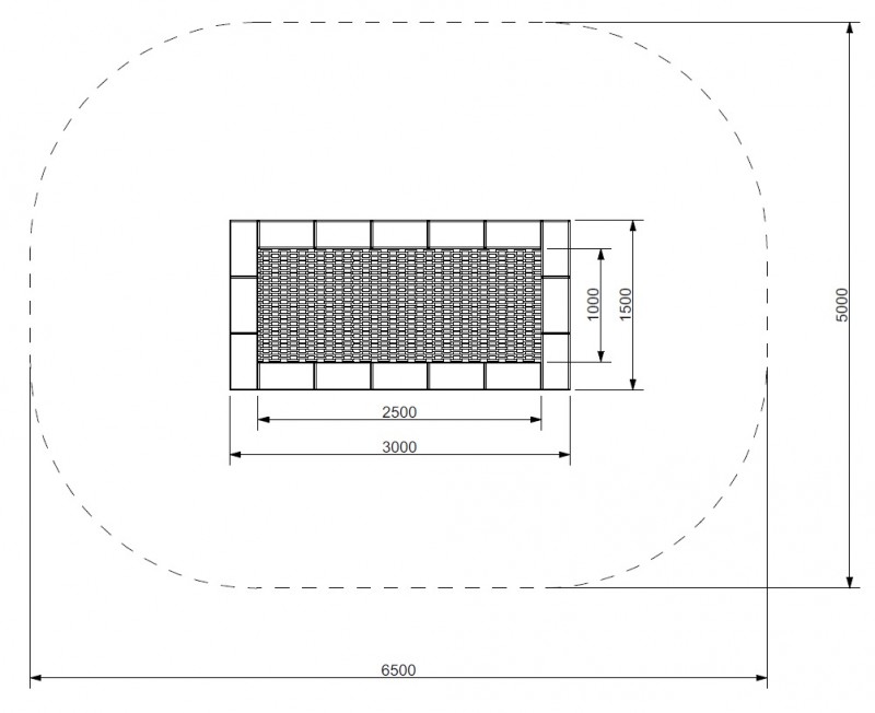 Trampolin Orta 150 x 300 - 3