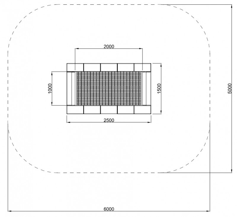 Trampolin Orta-I 150 x 250 - 3