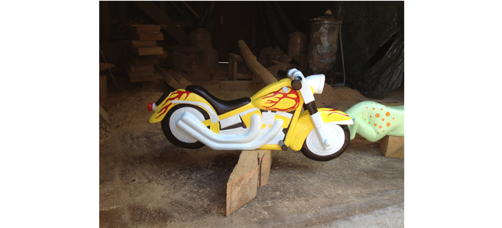 Motorcykel farvelagt - 2