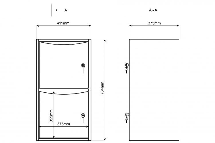 Line personaleskab 1Bx2H - 2