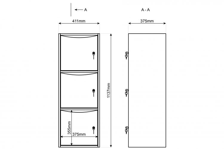 Line personaleskab 1Bx3H - 2