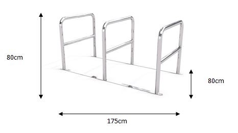 Rustfrit stål cykelstativ 05 - 3