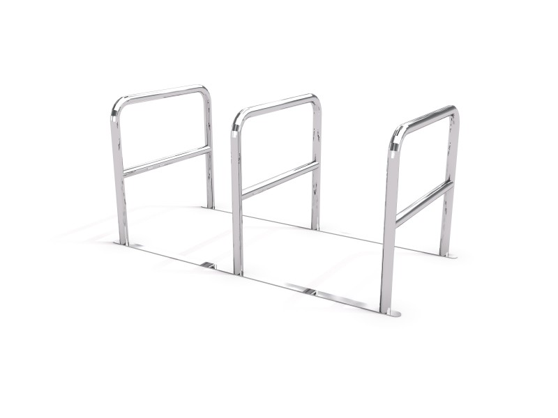 Rustfrit stål cykelstativ 05
